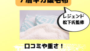 ヒートロン７層ギガ暖毛布の口コミや重さ！乾燥機や洗濯は？デメリットも！